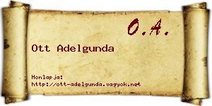 Ott Adelgunda névjegykártya